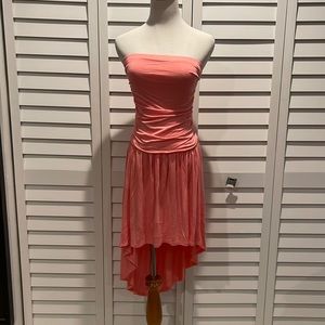 Line Up Pre Loved Strapless Dress high & low length